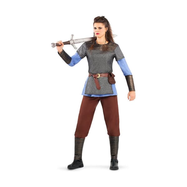 Kostume til voksne My Other Me Viking kvinde (6 Dele) - M/L