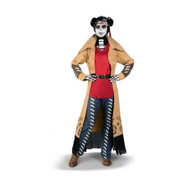 Kostume til voksne My Other Me Angelica 11 Dele Catrina - S