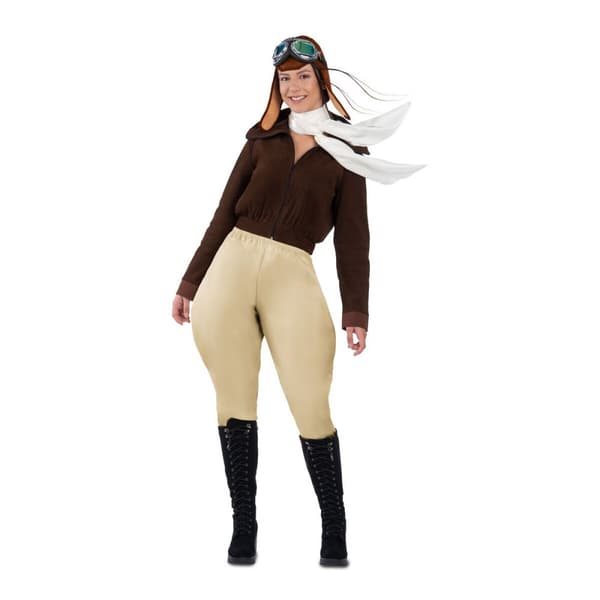 Kostume til voksne My Other Me Luftfart pilot (5 Dele) - M