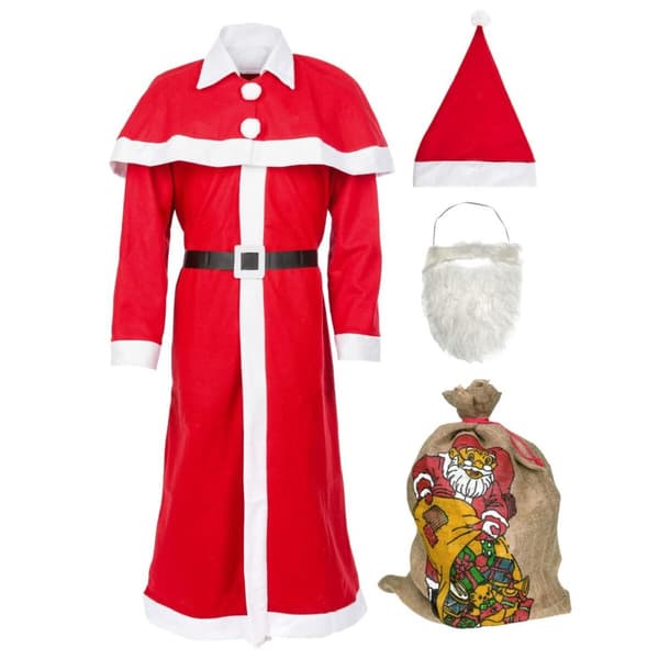 BRUGT Kostume til voksne Idena 3133 Santa Claus (Refurbished A+)