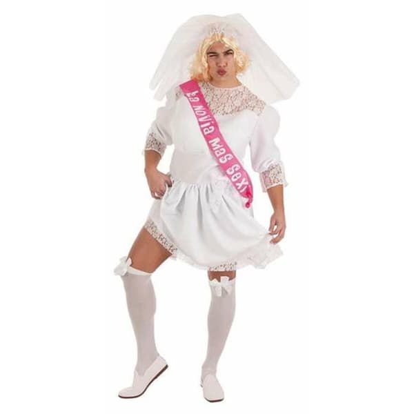 Kostume til voksne Brudekjole (4 Dele)