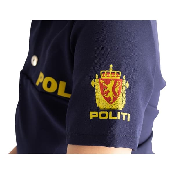 Norsk Politi Barn Kostyme