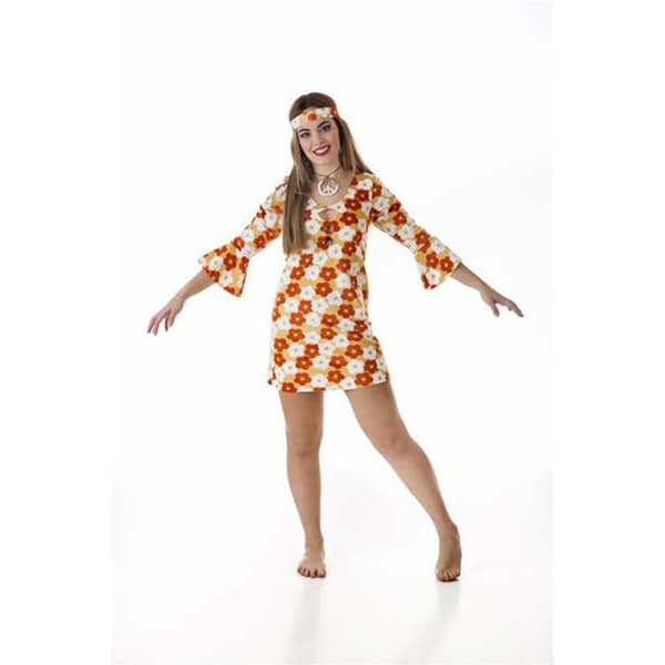 Kostume til voksne Hippie (2 Dele) - S
