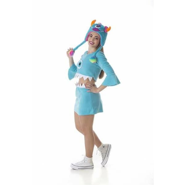 Kostume til voksne Blå Monster (2 Dele) - L