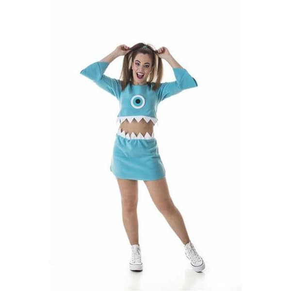 Kostume til voksne Blå Monster (2 Dele) - L