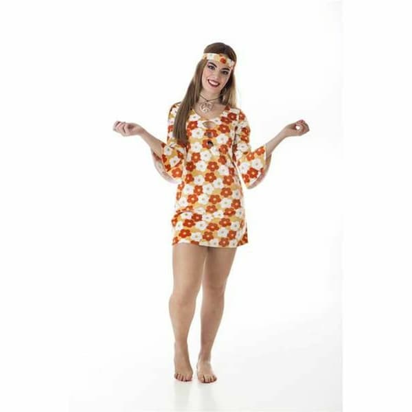 Kostume til voksne Hippie (2 Dele) - S