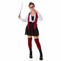 Miniatyrbillede 3 af 4: Kostume til voksne Skolepige (3 Dele) - L