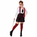 Miniatyrbillede 1 af 4: Kostume til voksne Skolepige (3 Dele) - L