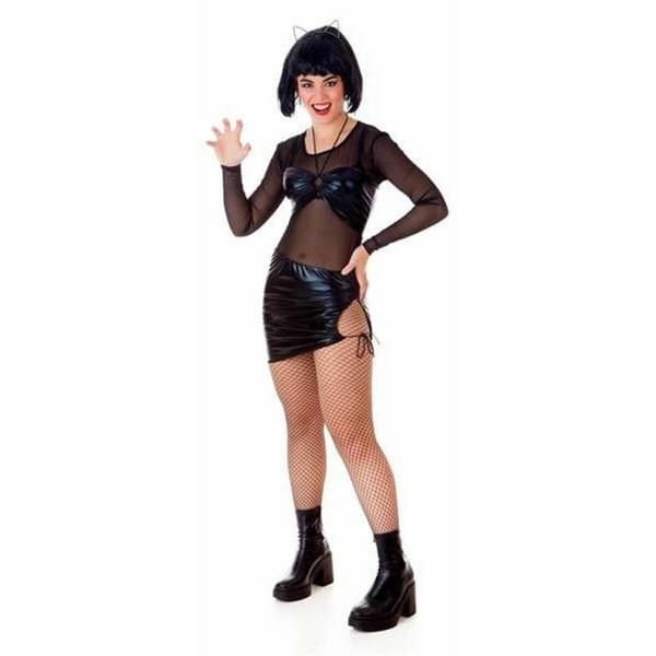 Kostume til voksne Noire Fiesta Sexy (3 Dele) - XL