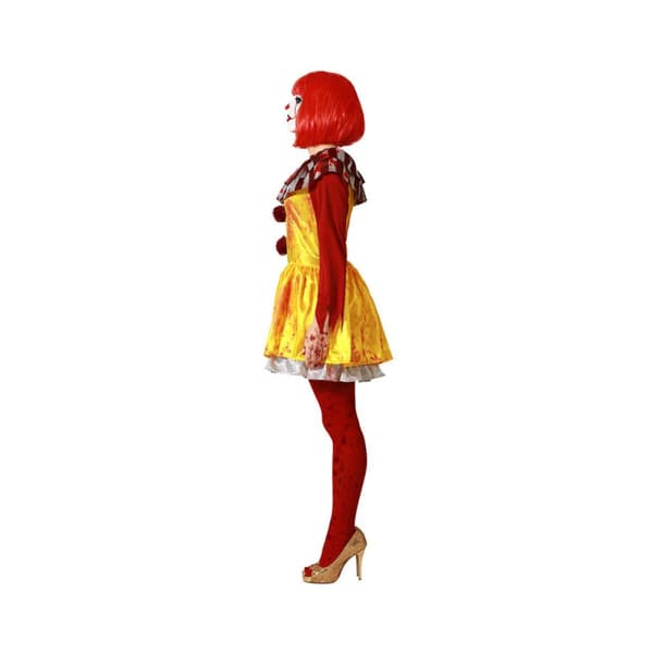 Kostume til voksne Blødende klovn Dame - M/L