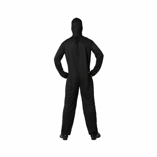 Kostume til voksne Sort Skelet - XXL