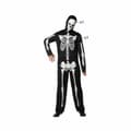 Miniatyrbillede 1 af 7: Kostume til voksne Sort Skelet - XXL