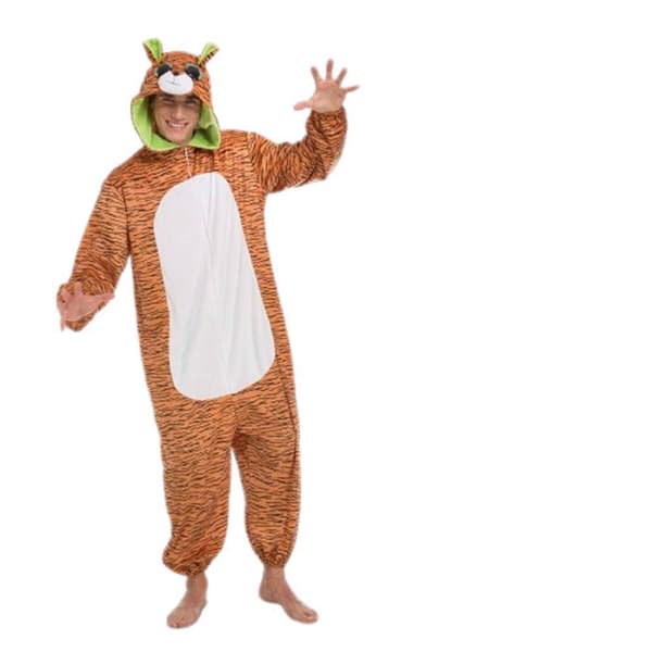 Kostume til voksne My Other Me Big Eyes Tiger - S