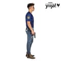 Miniatyrbillede 5 af 11: Kostume til voksne My Other Me Muskuløs politimand T-shirt - L