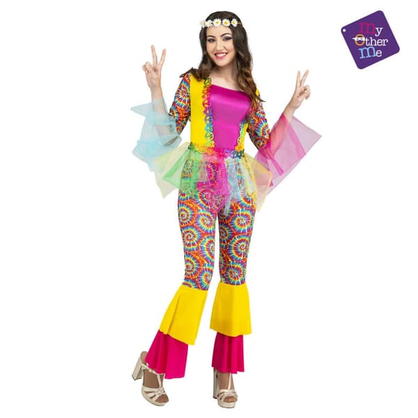 Kostume til voksne My Other Me Hippie (2 Dele) - S