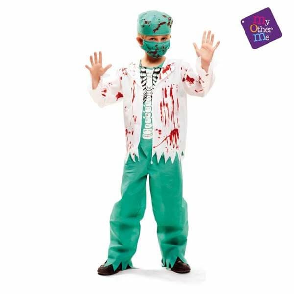 Kostume til børn My Other Me 4 Dele Skelet Læge Morgenkåbe - 10-12 år