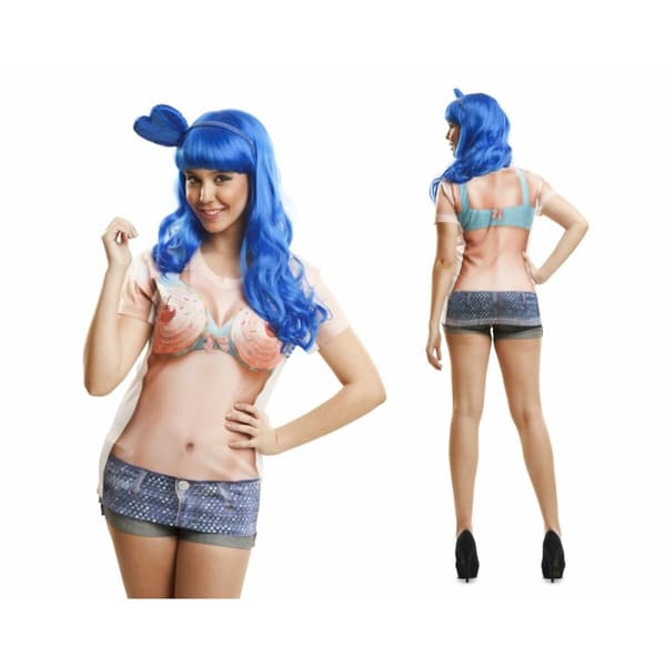 Kostume til voksne My Other Me Katy Perry T-shirt - S