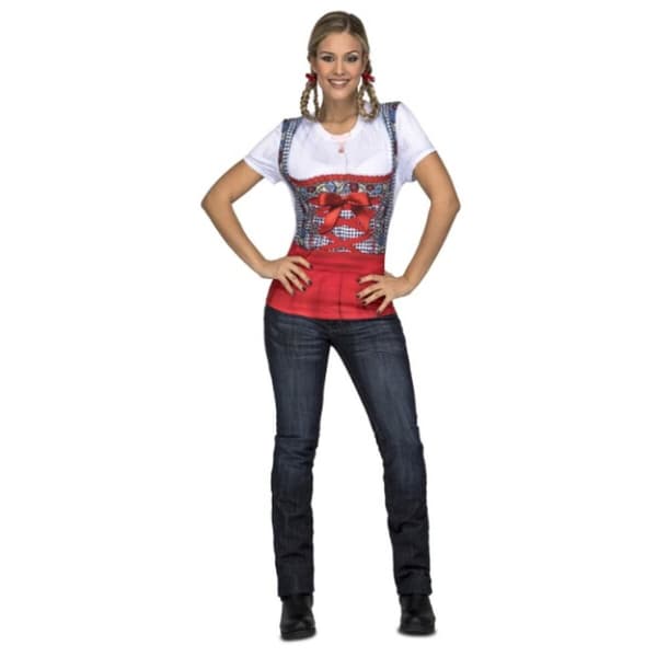 Kostume til voksne My Other Me Rød Oktoberfest - S