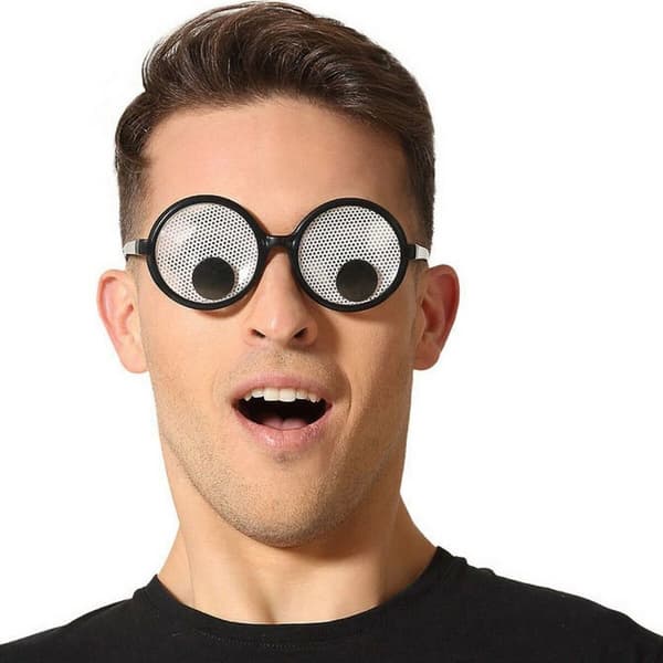 Briller Hvid/Sort