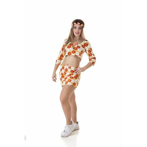 Kostume til voksne Hippie (2 Dele) - S