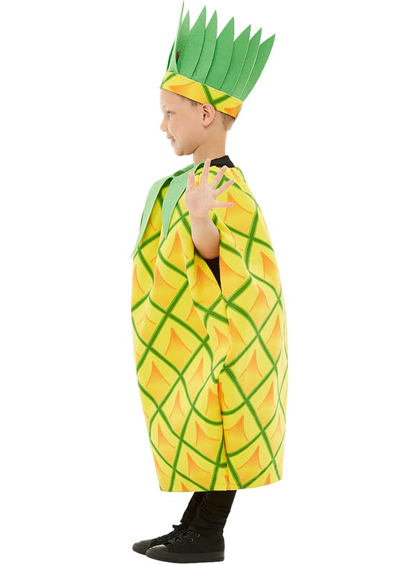 FUNIDELIA Ananas Kostyme til jenter og gutter - Gul