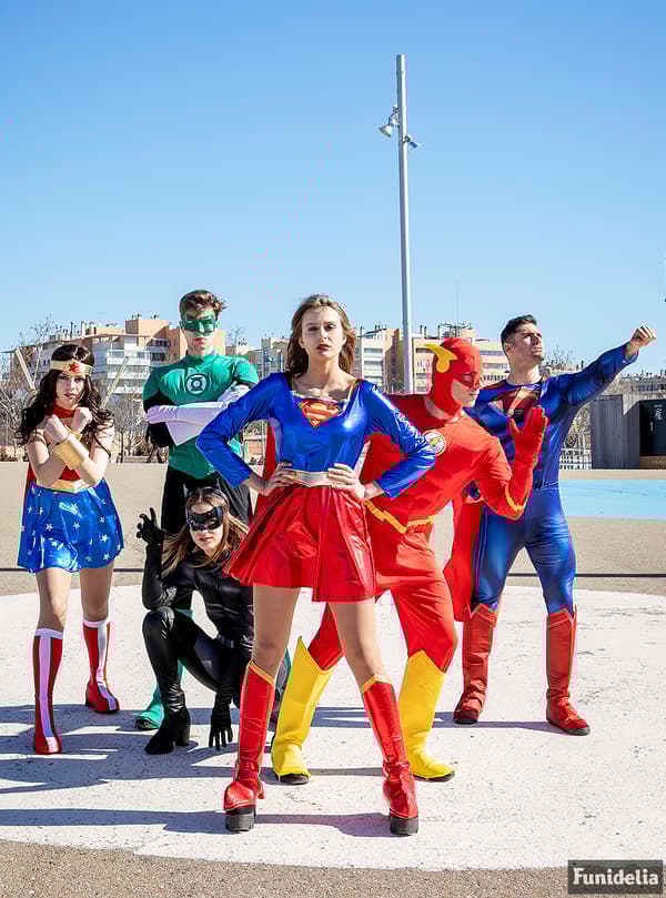 FUNIDELIA Sexy Wonder Woman Kostyme til dame - Rød