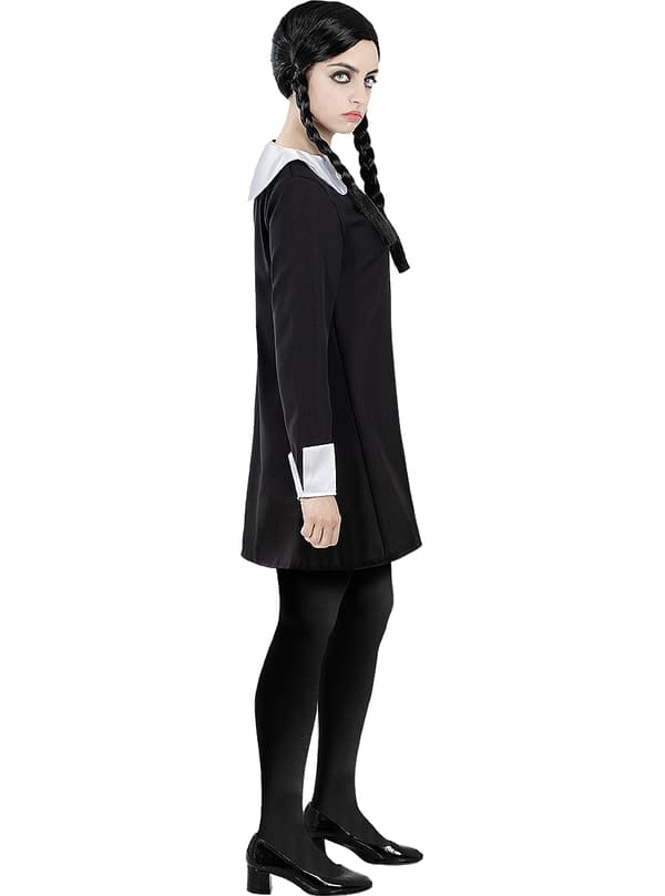 FUNIDELIA Wednesday Addams Kostyme - The Addams Familie til dame - Svart
