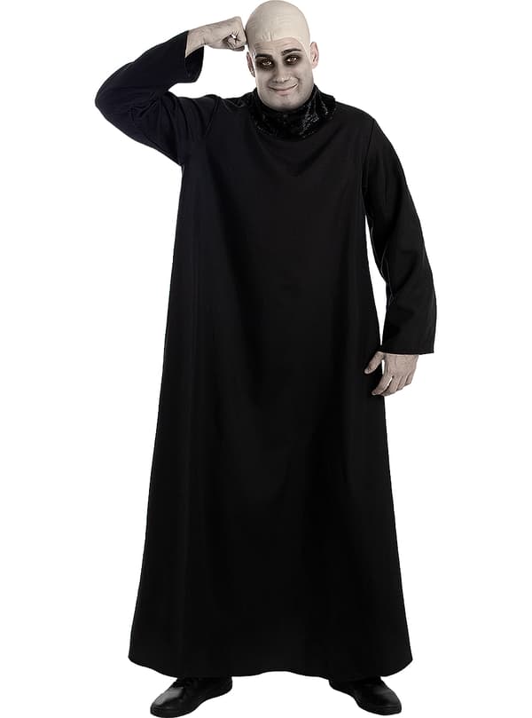 FUNIDELIA Onkel Fester kostume - The Addams Family til mænd - Sort L-XL