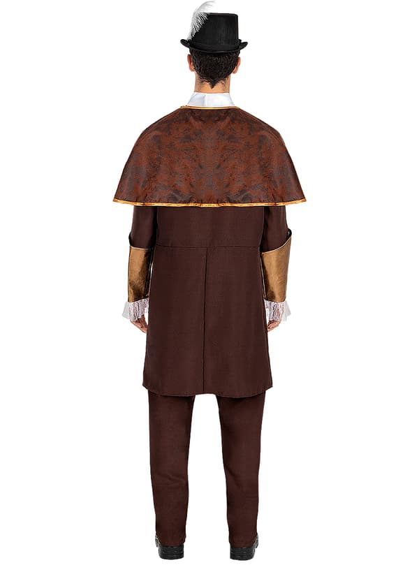 FUNIDELIA Stilig Steampunk Kostyme til mann - Brun