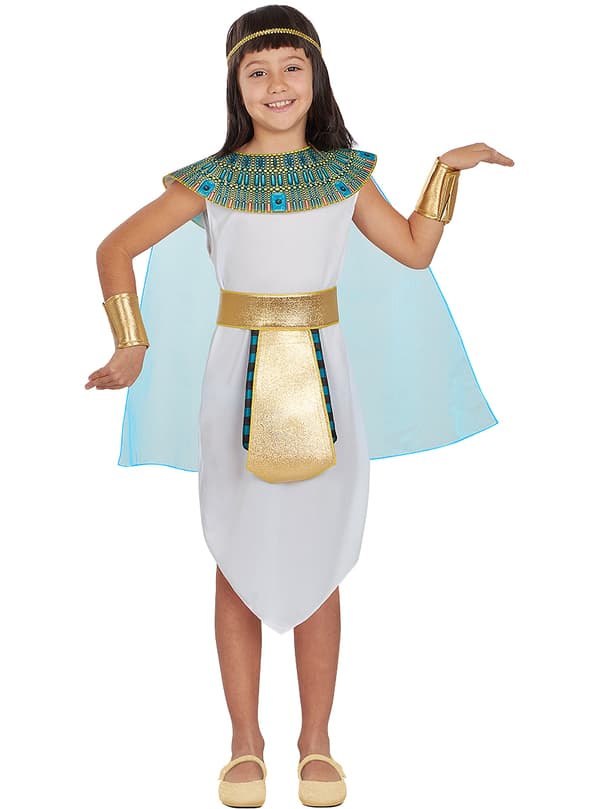 FUNIDELIA Maskeraddräkt Cleopatra för flicka - Vit 3-4 years