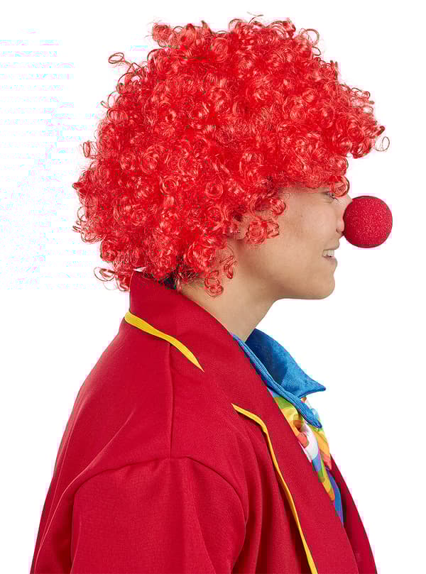 FUNIDELIA Clownnäsa röd för dam och herr - Storlek: 0 - Svart