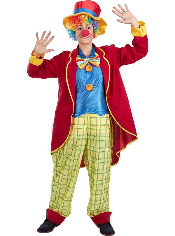 FUNIDELIA Clownnäsa röd för dam och herr - Storlek: 0 - Svart