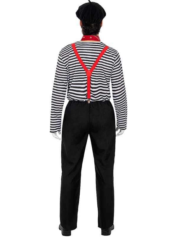 FUNIDELIA Mime kostume til mænd - Sort