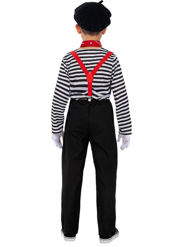 FUNIDELIA Mime kostume til drenge til drenge - Sort