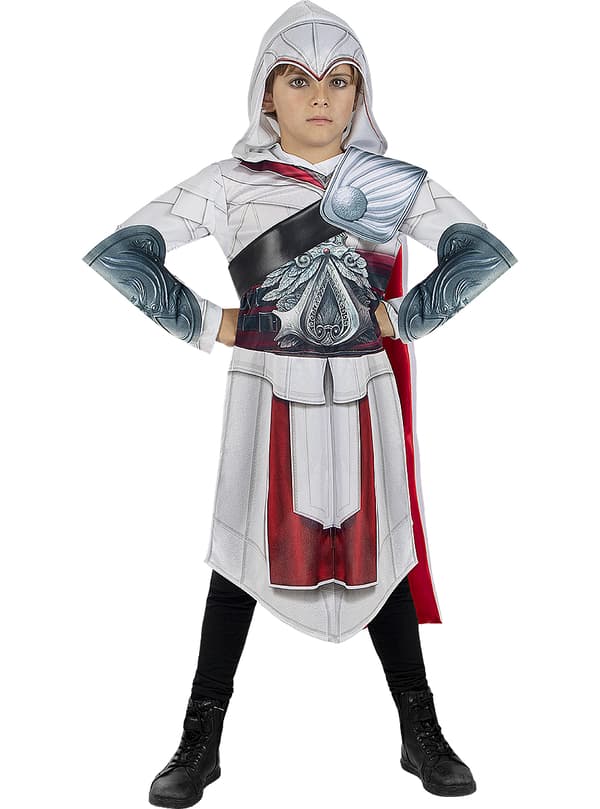 FUNIDELIA Ezio Auditore Assassins Creed kostume til drenge til drenge