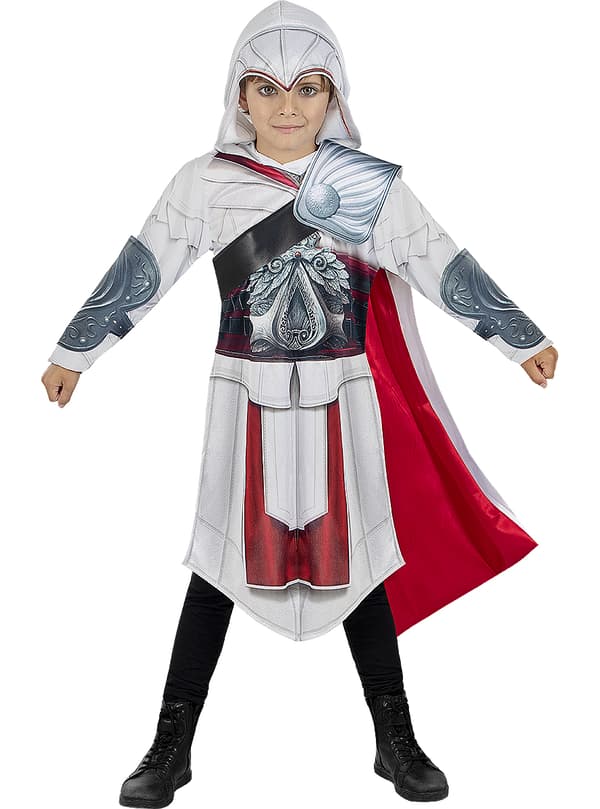 FUNIDELIA Ezio Auditore Assassins Creed kostume til drenge til drenge 7-9 years