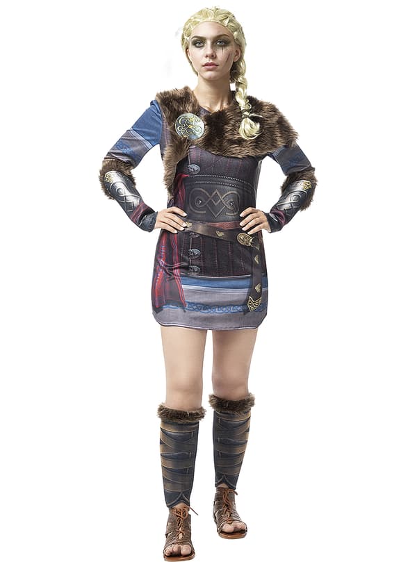 FUNIDELIA Maskeraddräkt Assassin s Creed Valhalla för dam - Brun