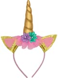 Miniatyrbild 8 av 8: FUNIDELIA Enhörning Prinsessa Maskeraddräkt för flicka - Rosa