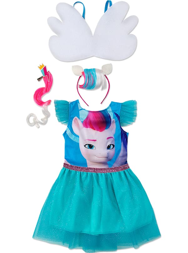FUNIDELIA Maskeraddräkt My Little Pony Zippm för flicka - Lila