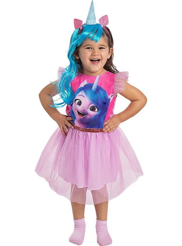 FUNIDELIA My Little Pony Izzy Moonbow kostume til piger - Pink 5-6 years