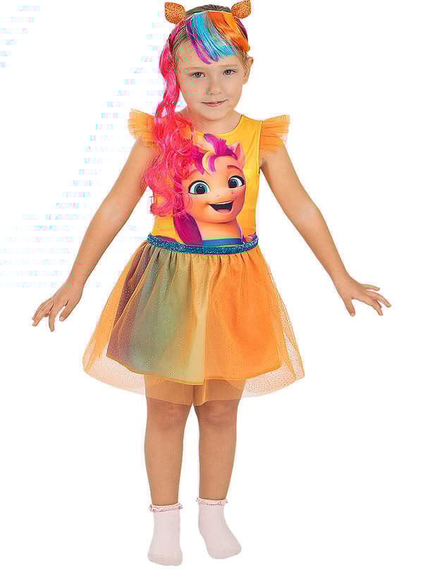 FUNIDELIA My Little Pony Sunny Starscout kostume til piger - Orange 5-6 years