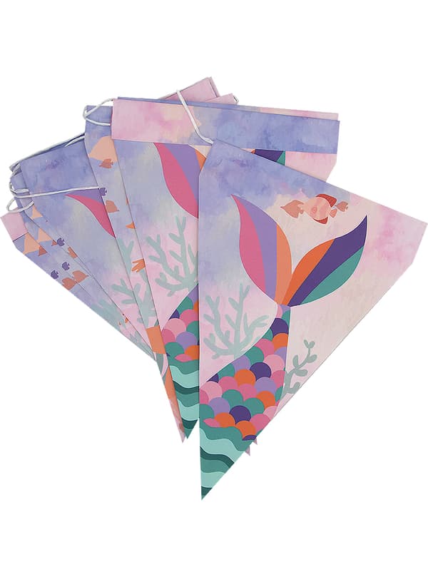 FUNIDELIA 1 Havfrue Banner - Beautiful Mermaid til piger - Størrelse: 0 - Lilla