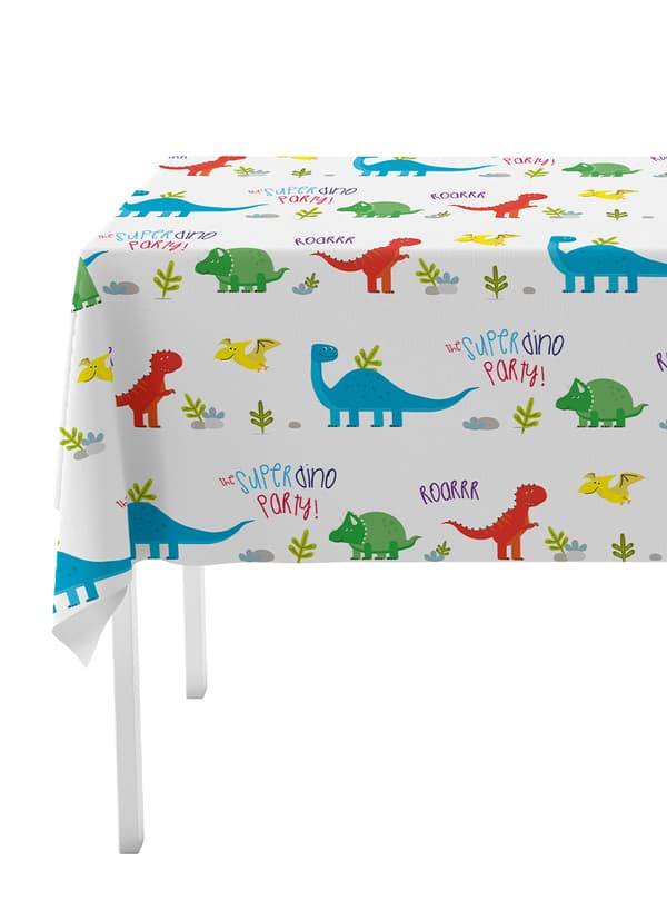 FUNIDELIA 1 duk med dinosaurier - Dinosaurs party för pokje - Storlek: 0 - Grön