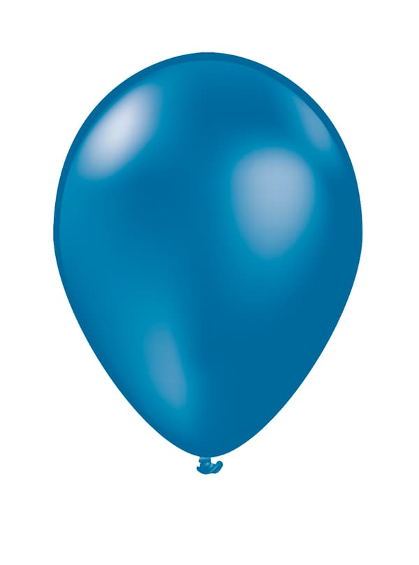 FUNIDELIA 10 marineblå balloner - Plain Colours til kvinder og mænd - 0