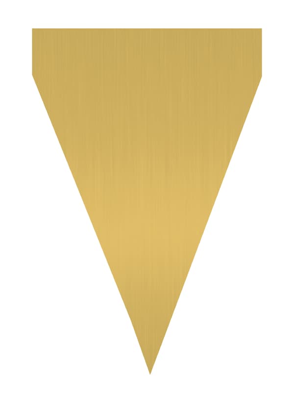 FUNIDELIA 1 banner med guld flag - Plain Colours til kvinder og mænd - 0