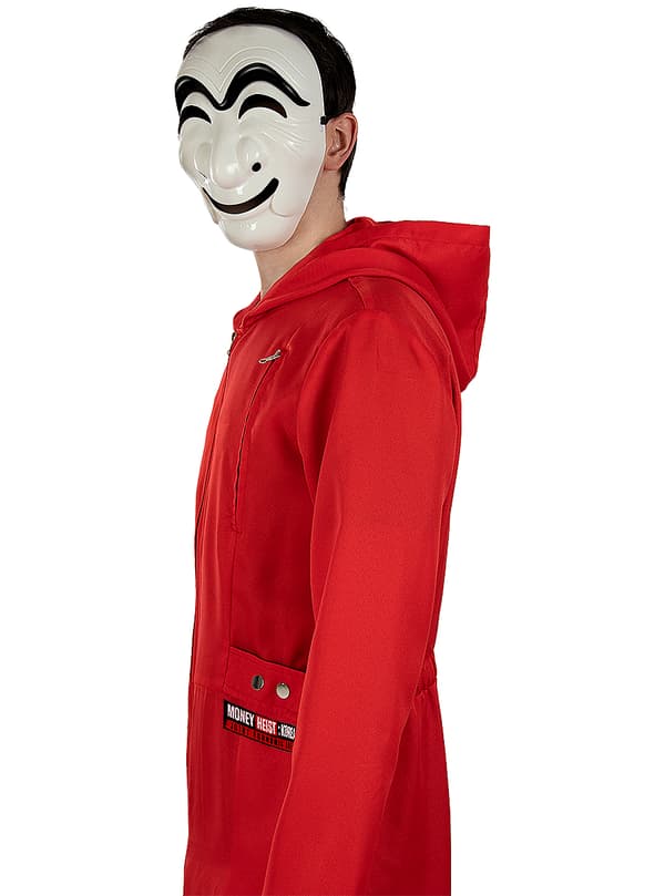 FUNIDELIA La Casa de Papel Korea Maskeraddräkt - Officiell Netflix för dam och herr