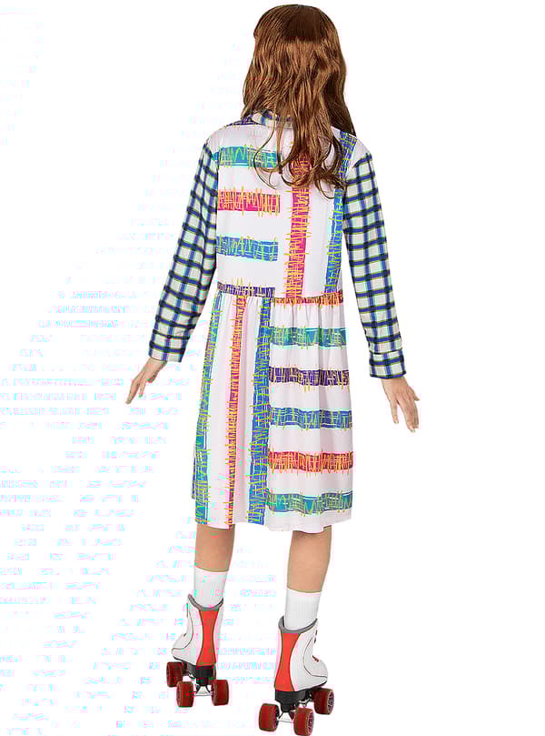 FUNIDELIA Eleven Stranger Things 4 Kostume - Officiel Netflix til kvinder - Brun