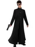 Miniatyrbillede 1 af 6: FUNIDELIA Neo Matrix kostume til mænd - Sort