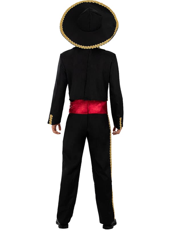 FUNIDELIA Mariachi kostume til mænd - Sort