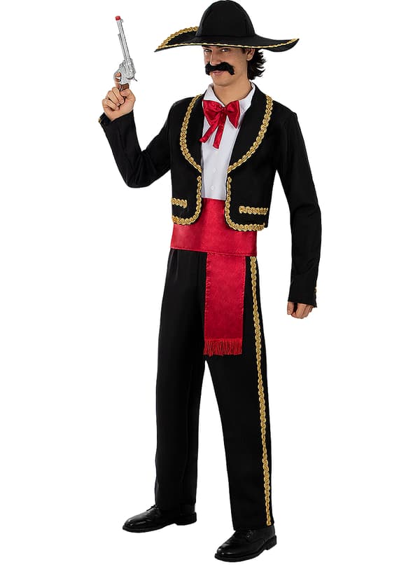 FUNIDELIA Mariachi kostume til mænd - Sort